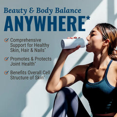 Live Conscious Beyond Collagen Multi Collagen Powder - Types I, II, III, V & X Hydrolyzed Collagen Peptides Powder Blend w/ Biotin & Vitamin C