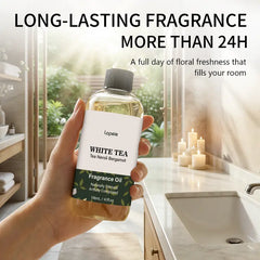 Lopeie Hotel Diffuser Oil Refill Inspired by The Ritz-Carlton Hotel - 118ml 4.1 fl oz - Aromatherapy Essential Oil-White Tea, Neroli & Bergamot – Ideal for Ultrasonic and Waterless Diffusers Pleasant Fragrant