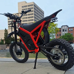 ESKUTE Nova X E-Bike für Erwachsene, Vatertagsgeschenk, 4000 W Spitzenleistung, Offroad-E-Bike mit Vollfederung, 48 V 22,8 Ah, All-Terrain-Fahrrad für Campingausrüstung