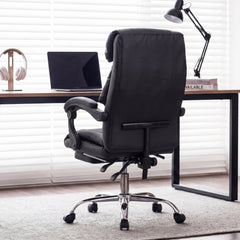 375LBS Big & Tall Heavy Duty Ergonomic Office Chair – Reclining Executive Desk Chair