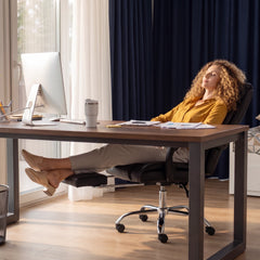 375 lbs Big & Tall Ergonomic Office Chair – Heavy-Duty Reclining Desk Chair
