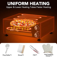 12-Inch Electric Commercial Pizza Oven