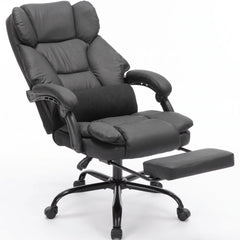 400 LBS Big & Tall Heavy Duty Ergonomic Reclining Office Chair with Footrest