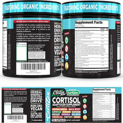 Clean Nutra Ashwagandha Cortisol Supplements For Women, Maca Root, Slippery Elm, Fenugreek, Shilajit, Rhodiola, Sea Moss & More for Women's Cortisol Supplements Capsules – CortiZEN