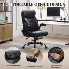 500 lbs Big & Tall Office Chair – Wide Ergonomic Gaming & Work Desk Chair