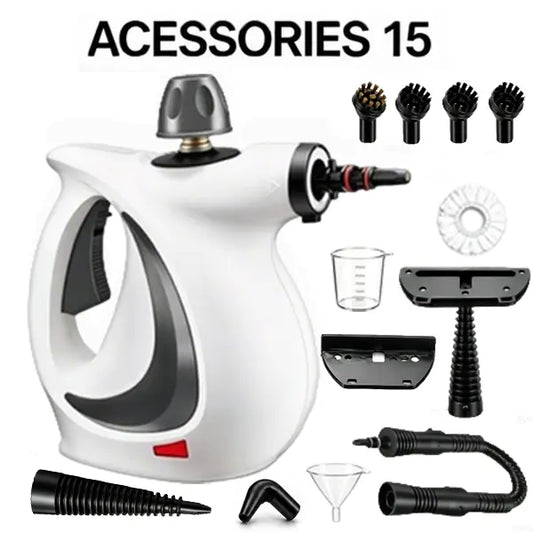 2026 Dauhor Handheld Spray Bottle Steam Cleaner with 15 Accessories, Multi-Purpose Pressurized Steam Cleaner for Kitchen, Windows, Floors, Bathroom, Furniture, and Appliance Household