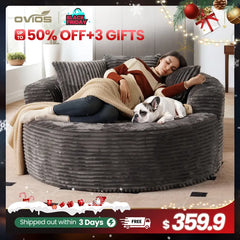 Oversized Round Sofa Bed