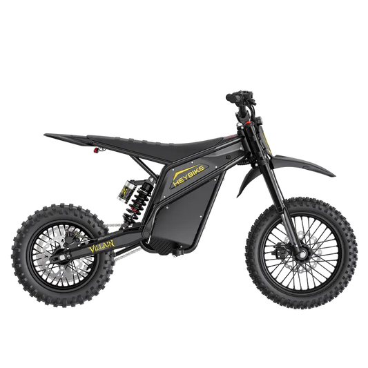 HEYBIKE VILLAIN Electric Bike | Peak Power 4160W | 190N·m Torque | Top Speed 45 MPH | Range Up to 50 Miles | 52V 26Ah Removable Battery | All-Terrain Fat Tires | Hydraulic Suspension | IPX6 Waterproof | Magnetic Safety Cut-Off