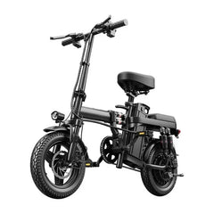 Vélo électrique pliant (VAE), moteur 500W, batterie 48V 15Ah, amortisseur 14 niveaux, autonomie 45Km, freins à double disque, vélo pliant compact certifié UL2849 pour le sport et l'extérieur