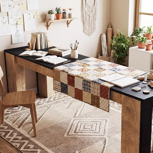 78.7" Extra Long Double Computer Desk – Heavy-Duty Two-Person Home Office Work Desk