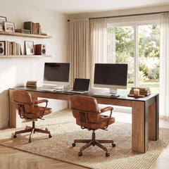 78.7" Extra Long Two Person Computer Desk – Heavy-Duty Double Office Work Desk