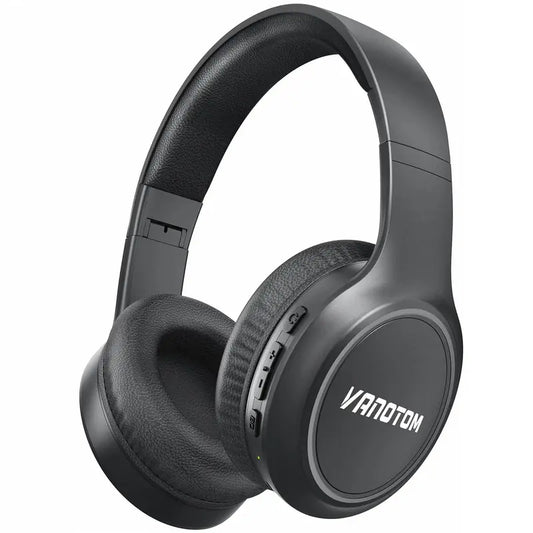 VANOTOM Wireless Headphone Foldable Bluetooth Over Ear Headset for Gaming Phones Computers Electronics Audio with 65H Playtime HIFI Sound Qualitye, Hybrid Wired Earbuds, Connection Cable | Summervibes