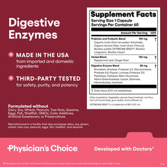 Physician's Choice Gut Guardian Bundle: Advanced Gut Health Support with 60 Billion Probiotic + Digestive Enzymes + Bloat & Gas Probiotic