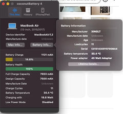 Apple MacBook Air Early 2015 13-Inch A1466 Core i5 4GB RAM 128GB SSD