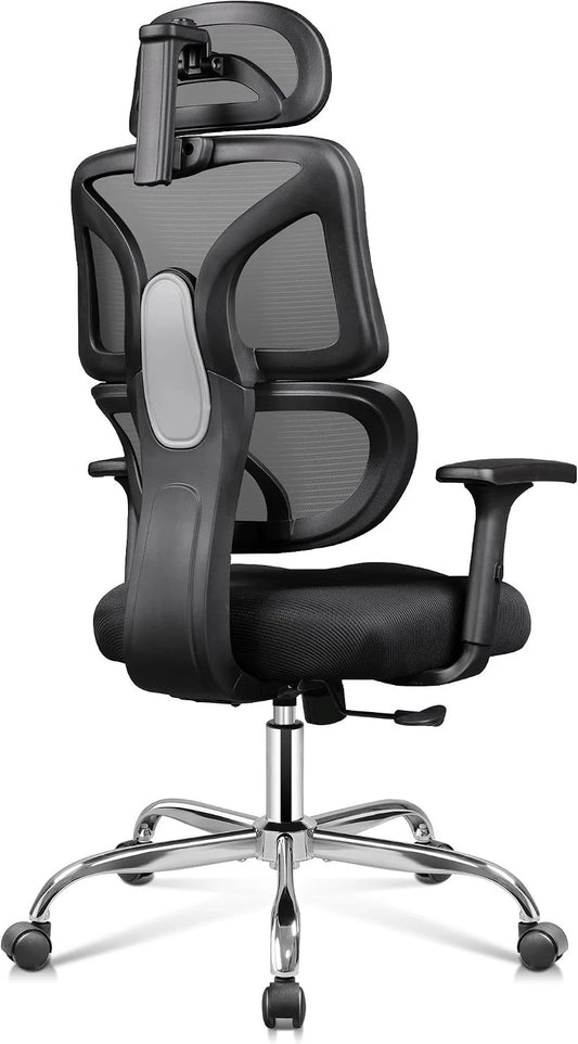 Big & Tall Ergonomic Office Chair – Reclining Heavy-Duty Desk Chair for Long Hours