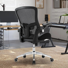Big & Tall Office Chair 400 lbs – Ergonomic Mesh Desk Chair with High Back, Black