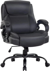 Big & Tall Office Chair 400 lbs – Wide Seat Ergonomic Desk Chair with Lumbar Support & Arms