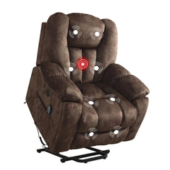 EBELLO Power Lift Recliner Chair with Massage & Heat, USB Ports for Elderly