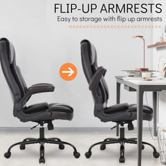 Ergonomic Executive Office Chair – High Back PU Leather Computer Desk Chair