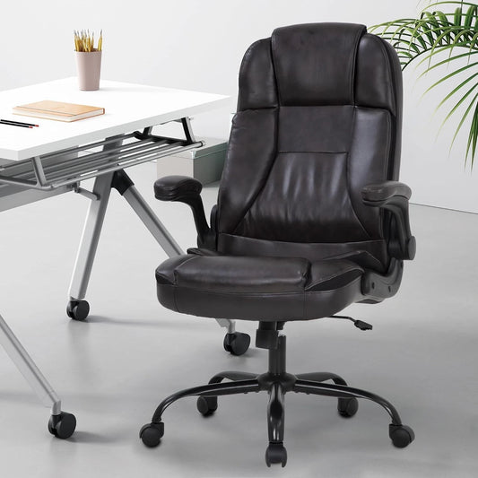 Ergonomic Executive Office Chair – High Back PU Leather Computer Desk Chair
