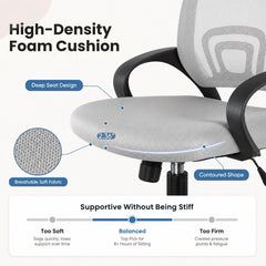 Ergonomic Home Office Chair – Executive Mesh Desk Chair for Comfort & Support