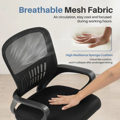 Ergonomic Home Office Chair with Lumbar Support – Computer & Desk Chair