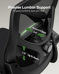 Ergonomic Mesh Office Chair – High Back Desk Chair with Adjustable Lumbar Support