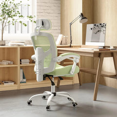Ergonomic High Back Office Chair – Adjustable Lumbar Support Computer Desk Chair