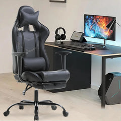 Ergonomic PC Gaming Chair – High Back Executive Office Chair with PU Leather