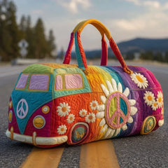 Joyful Miles Stepp-Reisetasche, bunte Wochenend-Reisetasche, Overnight-Reisetasche für Sport und Reise