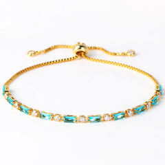 14K gold-plated bracelet Square link jointed chain Punk hip-hop style men's and women's universal bracelet Golden tone fashionable accessory waterproof women's bracelet