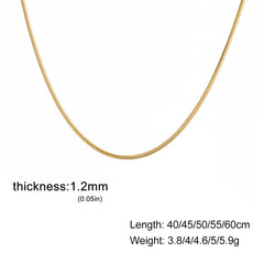 PAVOI Wasserdichte Kettenhalsketten für Damen – 14K vergoldete flache Panzer-, Fischgräten-, Schlangen-, Kordel-, Chunky Paperclip-, Zirkonia-Kubanische Glieder- und Figaro-Schichtketten – Edelstahlschmuck