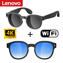 Lenovo Smart Glasses – AI 4K Camera Bluetooth Glasses