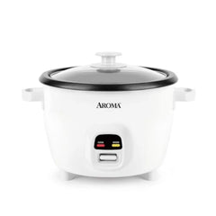 AROMA 4-Cup Cooked/ 1Qt. Rice & Grain Cooker, One-Touch Operation, Automatic Warm Mode, ARC-302NGP #Baby Pink