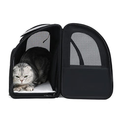 NUGGAL Expandable Pet Carrier Backpack with Breathable Mesh Tent