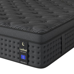 LayRoad 12/14Inch Memory Foam Spring Mattress Single/Double/Queen/King Sizes Boxed Mattress Medium Firmness Pressure Relief