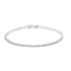 Tennis Bracelet in Rhodium Plating on 925 Silver - 2mm