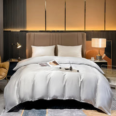 Housse de Couette en Soie de Mûrier 100% Soie Housse de Couette Douce Respirante 240x260 Housse de Couette Grande Taille