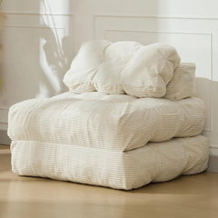 3-in-1 34" Folding Sofa Bed with Pillow Boneless Matress with Back Support Comfy Portable Convertible Sleeper Chair Floor Sofa