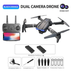 Aerial Photography Drone, Foldable Kids RC Quadcopter with Dual Cameras, Beginner Drone with Headless Mode, One-key Takeoff & One-key Landing, Foldable WiFi FPV Drone, Perfect Holiday, Carnival and New Year Gifts for Kids Ages 14+, TongLi Drone