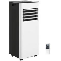 Homcom Portable Air Conditioner 3 in 1 9000 Btu Cooler Fan Dehumidifier 24.1 L/Day with Remote Control Screen