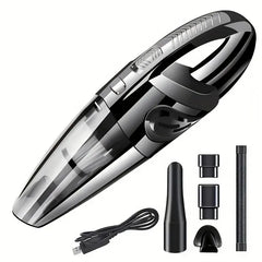 Mini Cordless Handheld Vacuum Cleaner Powerful Suction for Home & Car Cleaning Perfect for Pet Hair, Dust, Crumbs & Small Messes Lightweight, Portable & Wireless with Multiple Attachments | Quick Clean Anytime Anywhere