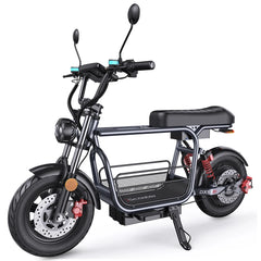 IScooter DX5 Elektroroller, 48V 15.6Ah Akku, 1500W Motor, 15 Zoll Tubeless Reifen, 55Km/h Höchstgeschwindigkeit, hydraulische Scheibenbremsen