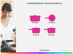Eirilar Non Stick Cookware Set Aluminum Cookware