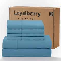 Soft Washed Linen Bed Sheets - Ultra-Soft Feel, Deep Pocket Cooling & Breathable Sheet Set, Temperature Regulating Fabric That Gets Softer With Every Wash