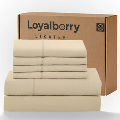 Soft Washed Linen Bed Sheets - Ultra-Soft Feel, Deep Pocket Cooling & Breathable Sheet Set, Temperature Regulating Fabric That Gets Softer With Every Wash