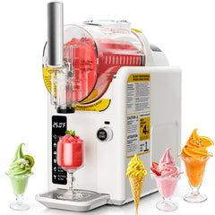 Ice Cream Machine Frozen Drink Maker, Slushie Machine for Home - Slushy Machine Maker No Ice Needed Self Cleaning, 5 Preset for Soft Serve Ice Cream, Slushie, Margarita, Frappés, Milkshake