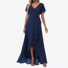 Lioness Trophy Maxi Dress in Noir