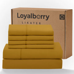 Soft Washed Linen Bed Sheets - Ultra-Soft Feel, Deep Pocket Cooling & Breathable Sheet Set, Temperature Regulating Fabric That Gets Softer With Every Wash