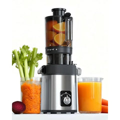 【FathersDayGift】Quiet and powerful 200W stainless steel fruit and vegetable juicer